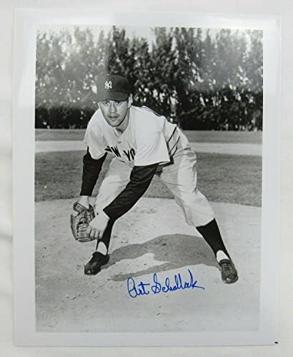 Art Schallock потпиша автоматски автограм 8x10 Фото I - Автограмирани фотографии од MLB
