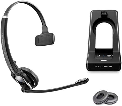 Глобален Teck Worldwide Sennheiser SD Pro1 безжичен пакет за слушалки за компјутер, Mac - компатибилен со биро телефони - Cisco,
