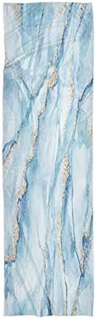 Далонан спортски крпи салата Апстрактна бела сина мермерна текстура тренингот крпи за теретана пот, меки крпи за брзо сушење за патување, крпа