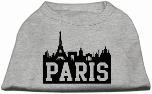 Mirage PET PARIS Skyline Screen Print Mirts Grey LG