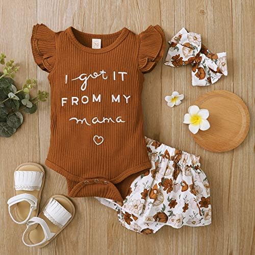 Бебе облека подароци писмо печатени шорцеви бебе новороденчиња девојки ропер облеки бебе onsies0 3 месеци девојче