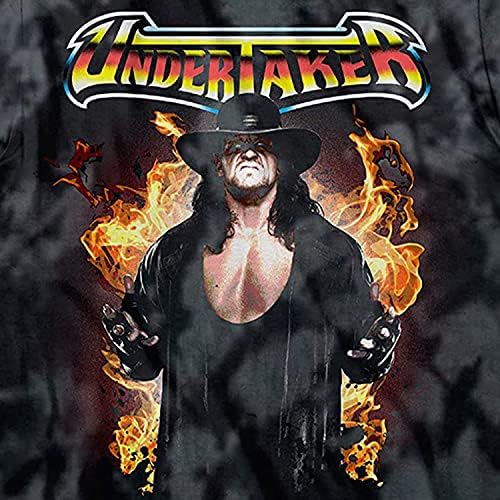 WWE Оган кошула на Андертејкер - Господар на темнината - Светска маица за шампион во борење