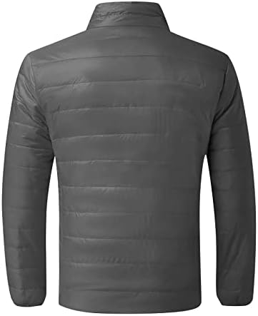 Машки палто ADSSDQ, зимски палта Човекот плус мода кампување со долг ракав со патент со јакна со цврста тежина од средна тежина