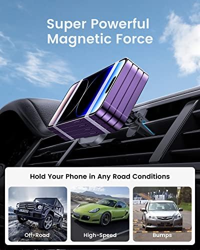За монтирање на полнач за автомобили Magsafe, безжичен полнач за магнетски автомобил за iPhone 14/13/12, 14/13/12 Pro, 14/13/12 Pro Max, 14