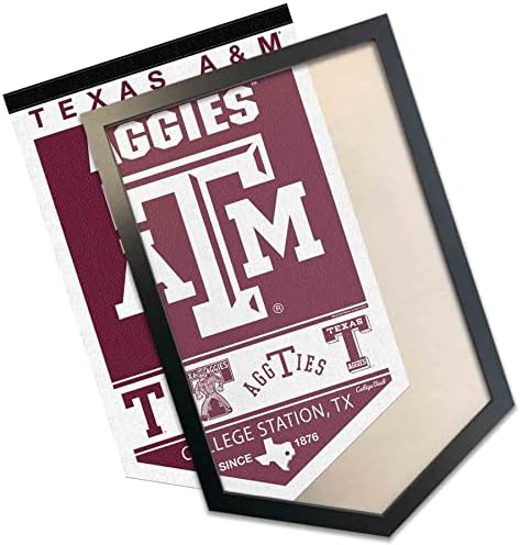 Тексас A & M Aggies Heritage Logo Историја Историја Банер и рамка за банер на дрво
