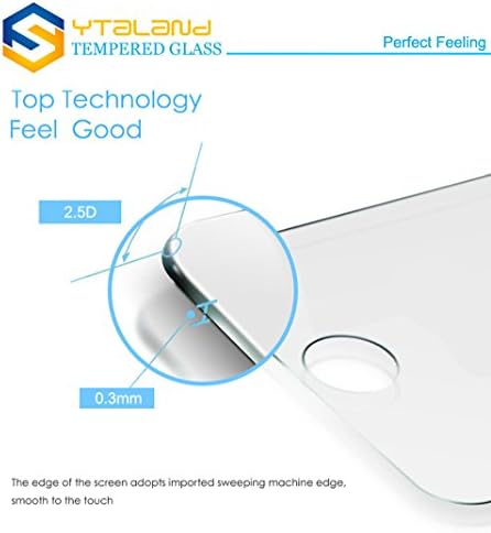 Италанд [2 Пакет] За Samsung Galaxy A7 A720F Заштитник На Екранот 5,7 Инчи, Калено Стакло Анти-отпечатоци Од Прсти Тенок 9h Заштитник