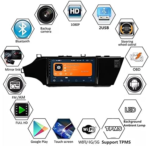 + резервна камера + преден ДВР.Андроид 11.0 Радио 9-Инчен Ips Екран На Допир за Toyota Avalon 4 IV XX40 2012-2018 Автомобил Стерео Главата