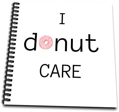 3drose Слика на крофна со текст I Donut Care - цртање книги