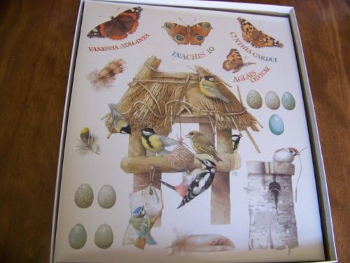 Марџолеин Бастин птици и пеперутки од Халмарк 12,5 x 11 Пост -граничен албум со фотографии