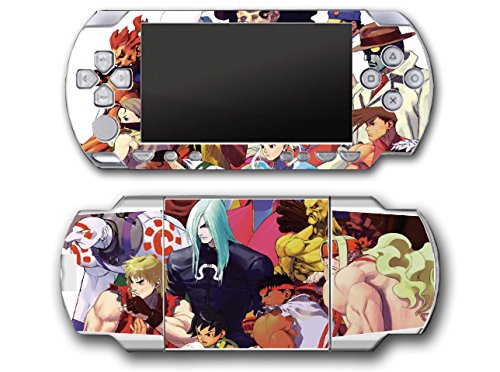 Street Fighter III: 3 -ти штрајк 3 Ryu Ken Acuma Video Game Vinyl Decal Sking налепница за покритие за Sony PSP PlayStation Protable