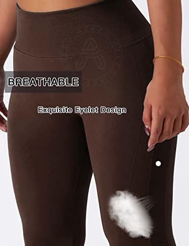 Aeенски женски пикап непречен јога хеланки крива задникот за кревање насмевка на насмевка јога панталони