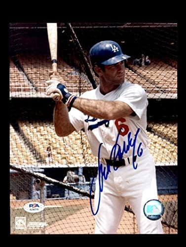 Стив Гарви ПСА ДНК сертификат потпишан 8x10 Фото Доџерс Автограм - Автограмирани фотографии од MLB