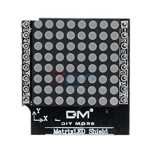 Wemos D1 Mini 8x8 Matrix LED Shield v1.0.0 Red LED за Arduino