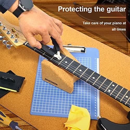 MaxCheer Guitar Reck Rest, Guitar Cradle Cradle Support Piln String Instrument Luthier Tool, комплет за алатки за додатоци за