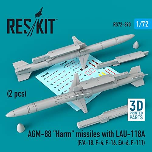Reskit RS72-0390 1/72 AGM-88 штети ракети со LAU-118A