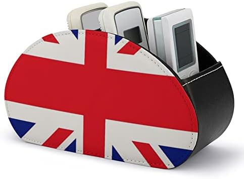 Држачи за далечински управувач на британско знаме 5 кутии за складирање на десктоп кутија за делови за канцелариски материјали за далечински