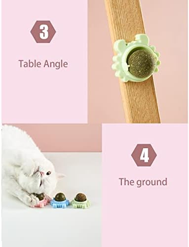 VKVWIV 3 Пакет Мачка Коча Билка Играчка Коча Билка Ѕидни Играчки Мачки За Јадење Играчки За Чистење Стоматолошка Мачка Играчка