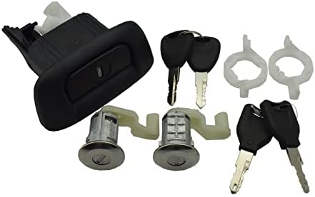 Заклучување на Багажникот за подигање на задната врата &засилувач; Комплет Цилиндар За Заклучување На Вратата За Рено Клио Талија