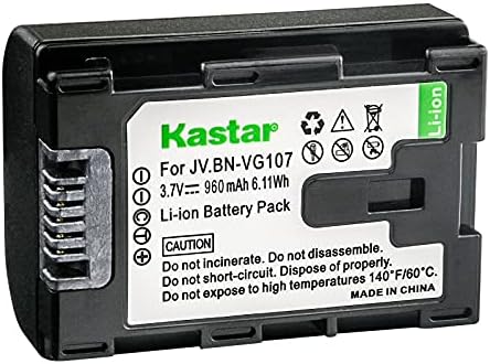 Замена на батеријата со 4 пакувања со 4 пакувања и наизменична замена за JVC GZ-VX810 GZ-VX815 GZ-N1 GZ-N5 GV-LS1 GV-LS2 GZ-G5 GZ-MS237-S