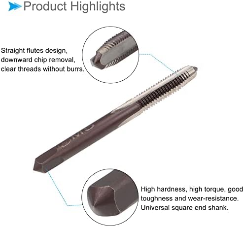 Славини за навој на кокод, нишка од м5 x 0,8, метричка легура алатка за челична завртка за прицврстување на дното на дното -, 1 -пар.