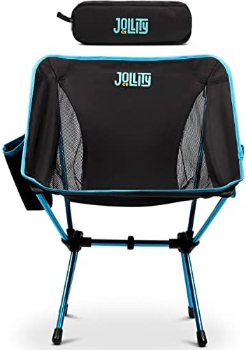 Кампување стол за преносно столче на отворено е лесен компактен и преклопен со странични џебови идеални за плажа, кампување, пешачење.