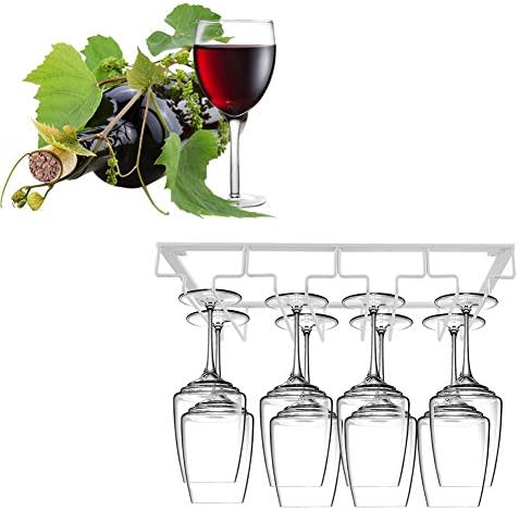 Решетката за очила за вино, под кабинетот за лавици за лавици за лавици жица за шишиња за сушење на полиците за сушење, виски за вкус на