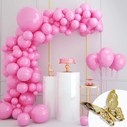 Земете Розови Балони За Да Направите Венец Од Розов Балон
