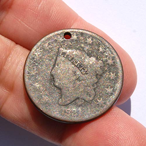 1831 Либерти глава цент монета еден цент многу добри детали