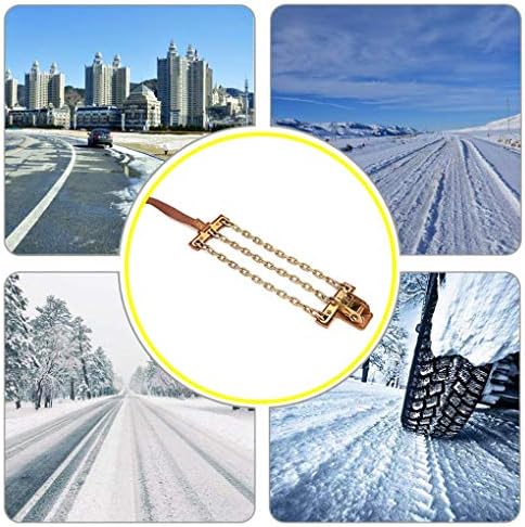 Снежни ланци AOHMG за гуми за автомобили, универзални прилагодливи преносни ланци за итни случаи за итни случаи, снежни кабли, синџири за снежни