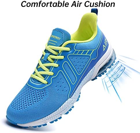 Чевли за трчање во воздухот Queseek Атлетски тенис патики за одење на спортски чевли што не се лизгаат со фитнес за фитнес џогирање кои