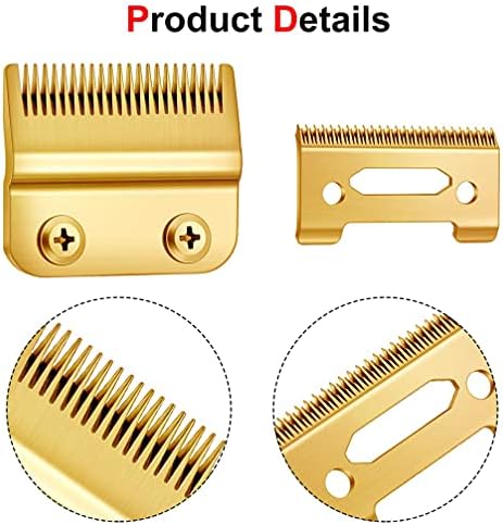 Додатоци за стилизирање на косата за лекување 2 парчиња за замена на јаглерод челик 2 дупки на сечилата на сечилата за прицврстување