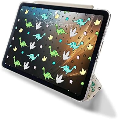 Бебе Диносаурус Насликани Каваи Дино Случај Компатибилен Со Сите Генерации iPad Air Pro Mini 5 6 11 инчи 12.9 10.9 10.2 9.7 7.9 Пластична Ткаенина