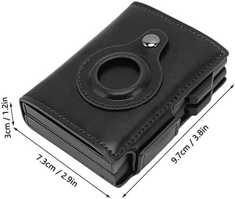 ДПОФИРС Клип за паричник со повеќе функции, РФИД блокирање на држачот на предната џебна кредитна картичка алуминиумски метал мали паричници