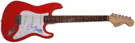 Jonон Батисте потпиша автограм со целосна големина Црвена фендер Стратокастер Електрична гитара со автентикација на Jamesејмс Спенс