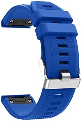 Mopz Sport Silicone Watchband Strap за зглобот за Garmin Fenix ​​6x 6 6s Pro 5x 5 5s Plus 3 3HR 20 22 26mm EasyFit Брзо издание Wirst Band