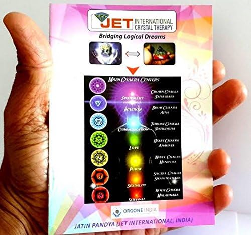Etет Чакра врзана точка за приврзоци бесплатна брошура Jet Меѓународна кристална терапија Реики лекување чакра балансирање на медитација