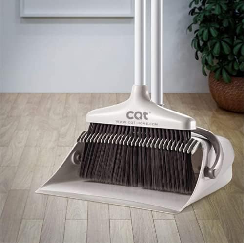 CQT метла и прашина поставена со рачка, четка и прашина поставена за домашна кујна чистач подот што се прави исправено застој