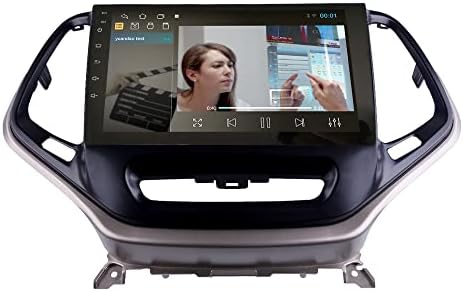 Андроид 10 Авторадио Автомобил Навигација Стерео Мултимедијален Плеер ГПС Радио 2.5 Д Екран На Допир forjep Cherokee 2015-2019 Четири