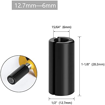 Wilsnsun 2pcs 1/2 до 6mm Рутер Колет Намалување Ракав Алатка Малку За Струг Цпу Мелење Машина Алатка