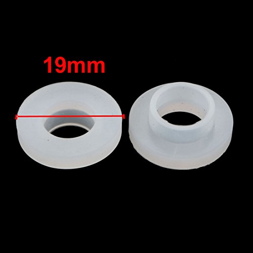 uxcell 20pcs 10mm x 19mm запечатување прстен о-форма гума гума од 3мм дебелина
