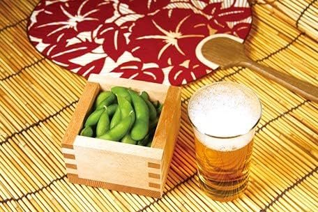 Едоја Хиноки Вуд, чаши Јапонски кутија Масу со јапонски среќен бренд