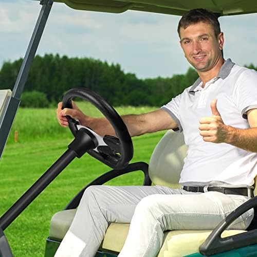 Адаптер за управување со голф воланот QyMopay Adapter за клупски автомобил DS Black Golf Carts Mounting Adapter