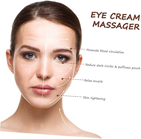 Fomiyes 3pcs маска лажичка шминка шпатула алатка за очи крем за очи за маса масажа масивни масивни масивни маски за лице, цинк легура