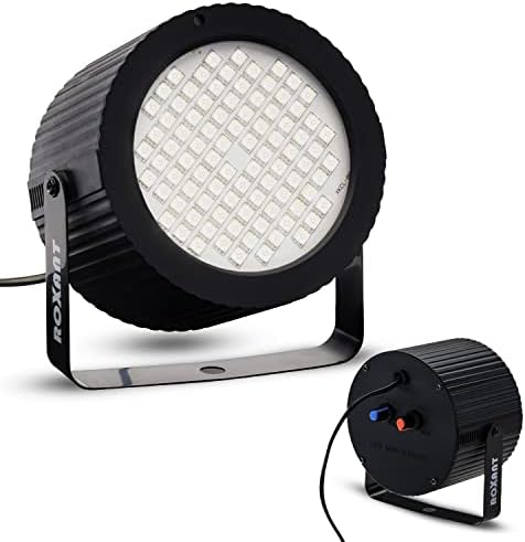 Roxant Strobe Light - 88 Super Bright LED светилки - режими на брзина и звук | Декорации за забави | Строб светлина за забави | Партиски