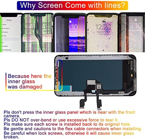 Премиум Замена На Екранот за Iphone Xs MAX 3d Екран На Допир Комплетен Комплет За Поправка Дигитализатор Дисплеј Стакло Со Водоотпорно
