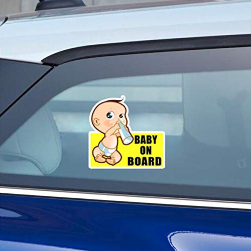 Бебе На Одборот Знак Налепница, Рефлектирачки Автомобил Автомобил Знаци Деца Безбедност Предупредување Налепница За Возачот, Безбедност