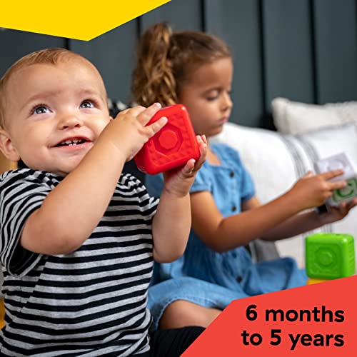 Бебе Ајнштајн Поврзува 24 Парче Пареа Магнетни Блокови Учење Играчки Букви Бои Животни За Бебе 6 Месеци+ Дете 1 2 3 4 5 Годишен