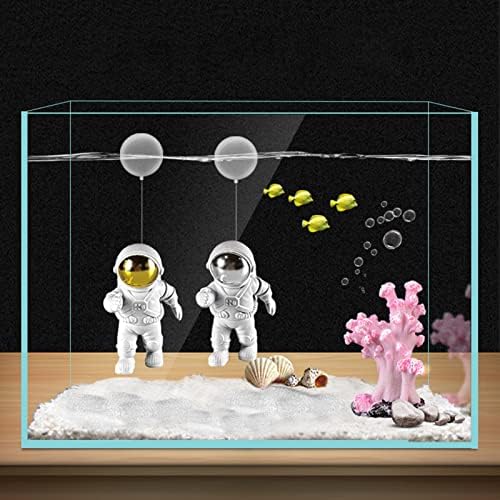 Декорации за лебдечки астронаути за лето -лебдечки астронаути - украси за риба без загадување со солена вода аквариум украси слатководни