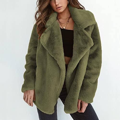 Foviguo женски ров палто, туника убава јакна за дами датираат ноќни зимски јакни со долги ракави со џебови со џебови