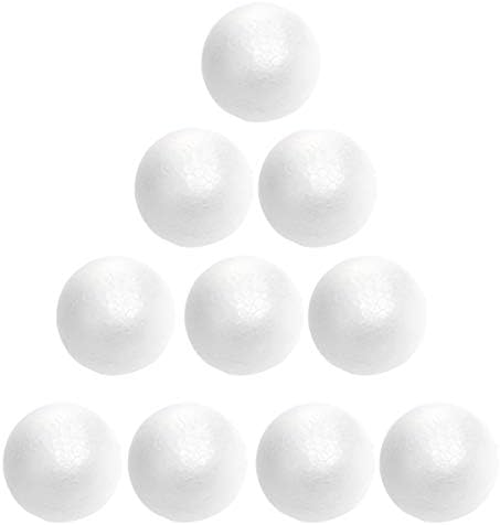 Холибана 20 парчиња 6 см топки од пена Божиќна декорација занаетчиски топки за уметност, занает, домаќинство, училишни проекти и украси